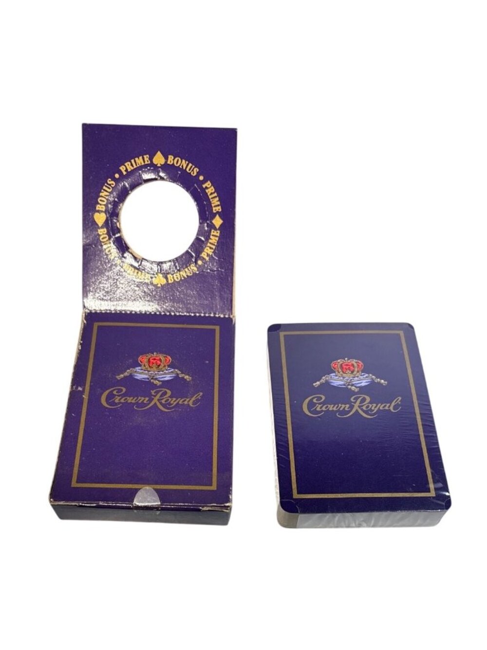 Crown Royal Playing Cards In Purple Box Cards Sealed Box Damaged